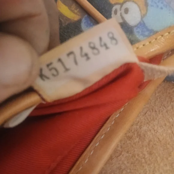 Dooney & Bourke Multicolor Bee Print Backpack